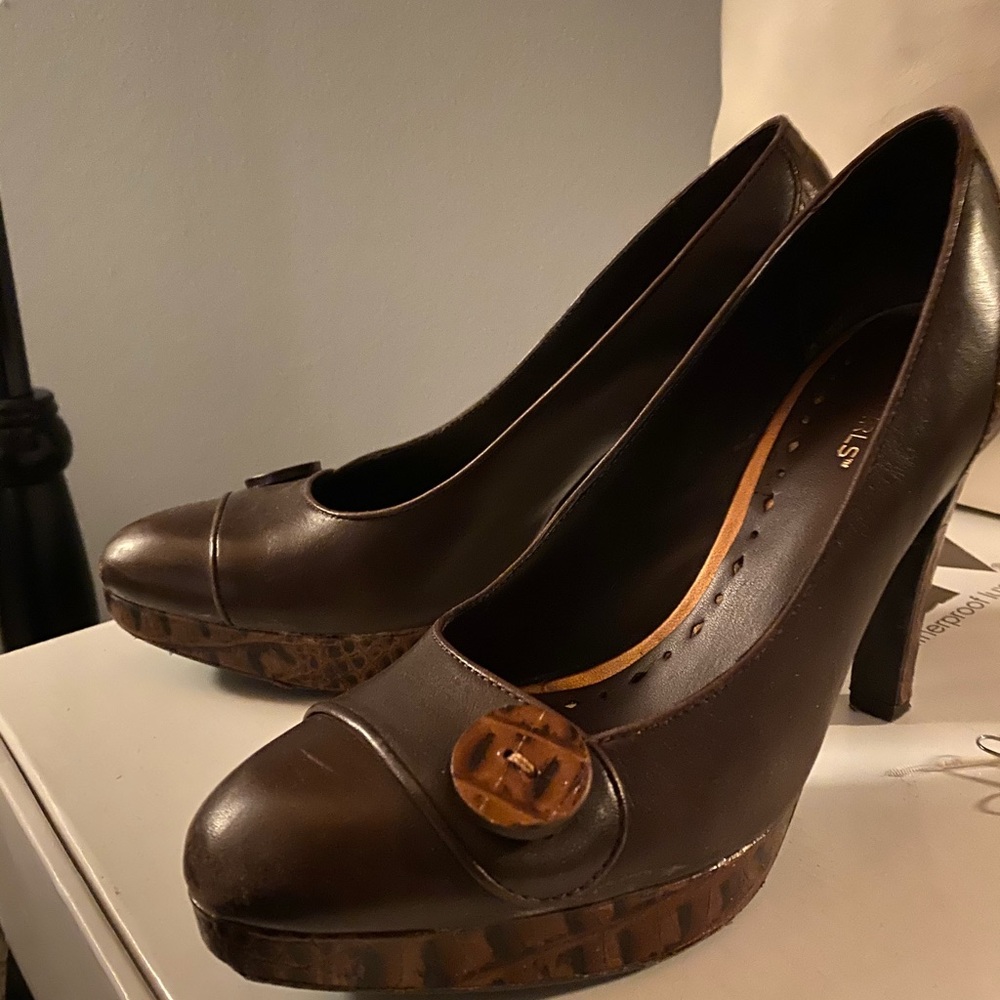 BCBG Brown Professional Heels
